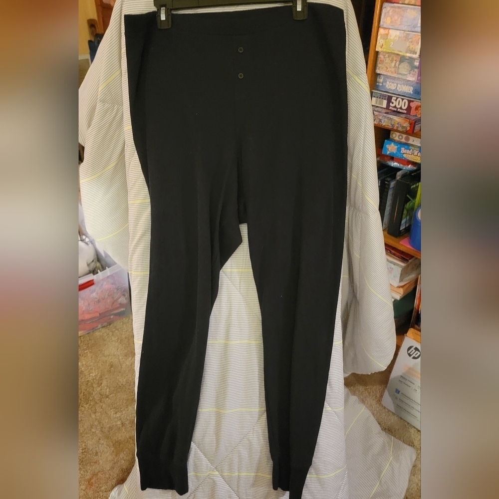 Old Navy XXL Black Thermal Long Underwear Pants